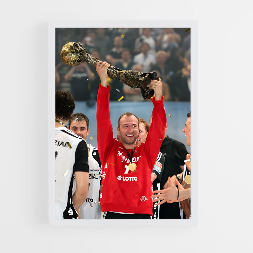 Poster Thierry de omeyer – affiche Handball (vue 3)